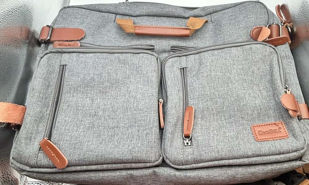 CoolBELL Convertible Backpack Messenger Shoulder bag Laptop Case